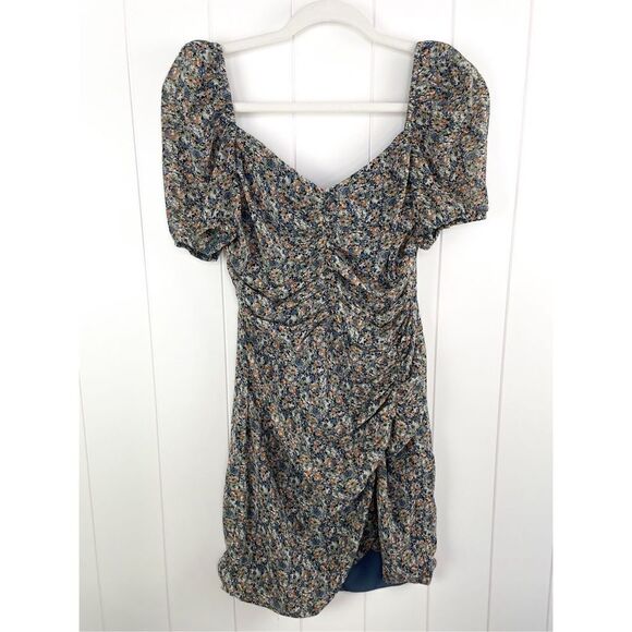 ASTR the Label Sweetheart Ruched Floral Mini Dress Size S - Picture 3 of 12